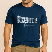 Cute Heart Graduate Proud Dad Senior Of 2025 Class Cooling Performance Crew T-Shirt