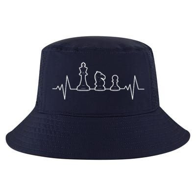 Chess Heartbeat | Gift Chess Master | Chess Club Cool Comfort Performance Bucket Hat