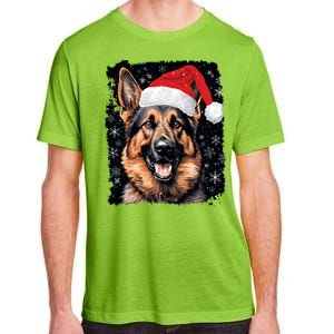 Christmas Holiday Ger Shepherd Gift Adult ChromaSoft Performance T-Shirt