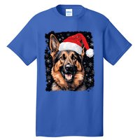 Christmas Holiday Ger Shepherd Gift Tall T-Shirt