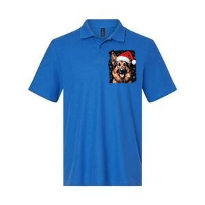 Christmas Holiday Ger Shepherd Gift Softstyle Adult Sport Polo