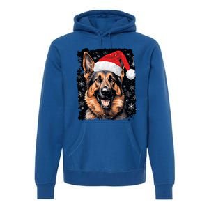 Christmas Holiday Ger Shepherd Gift Premium Hoodie