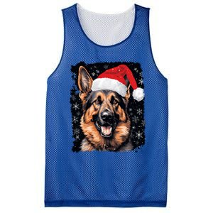 Christmas Holiday Ger Shepherd Gift Mesh Reversible Basketball Jersey Tank