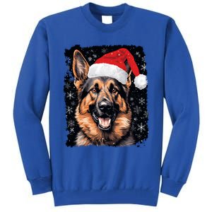 Christmas Holiday Ger Shepherd Gift Tall Sweatshirt