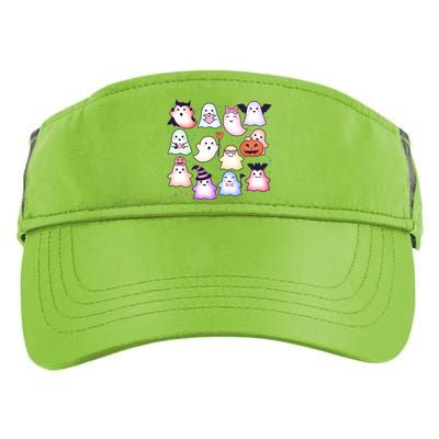 Cute Halloween Ghosts Adult Drive Performance Visor