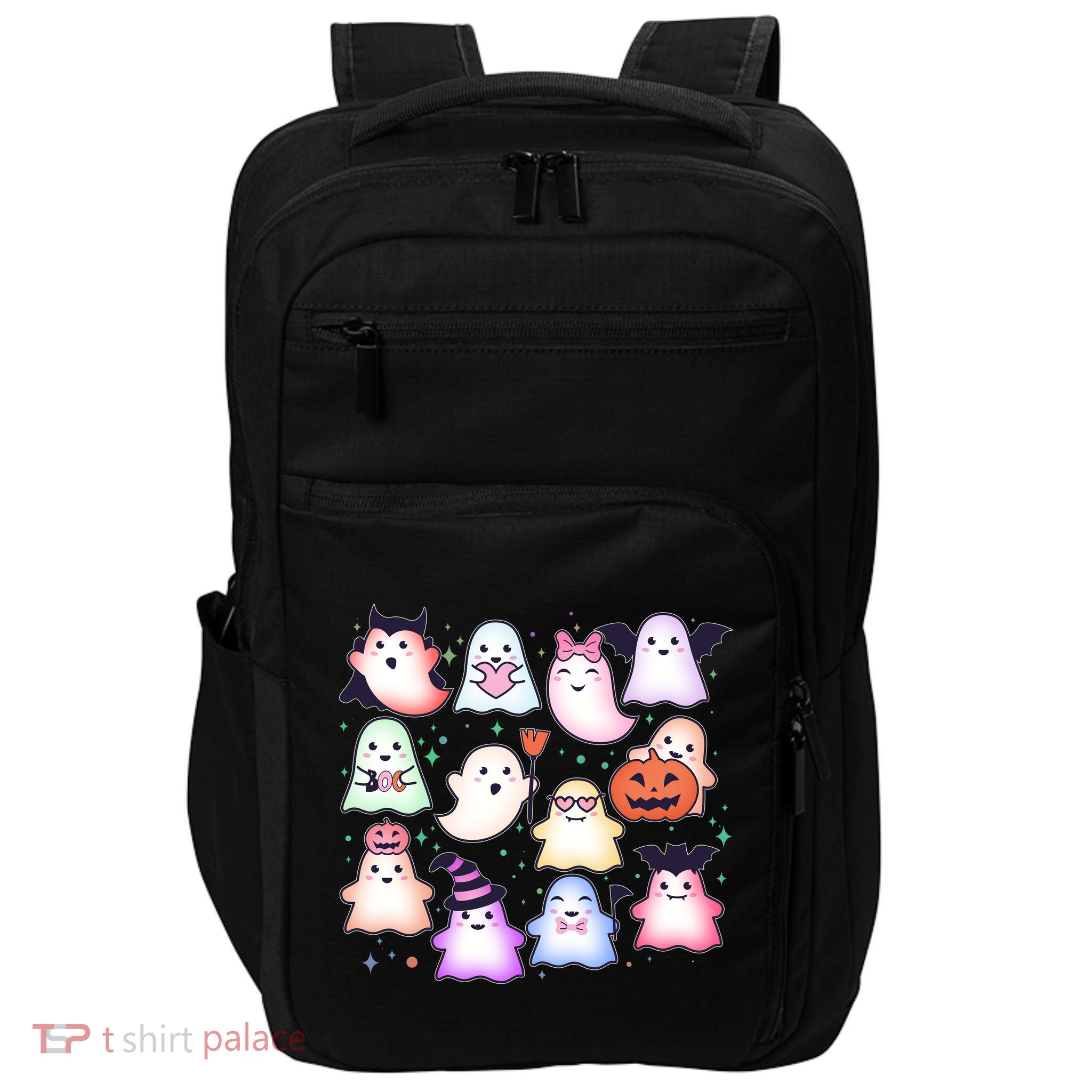 Cute Halloween Ghosts Impact Tech Backpack