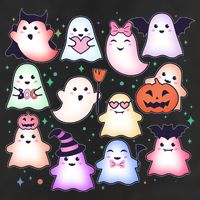 Cute Halloween Ghosts Adult Drive Performance Visor