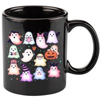 Cute Halloween Ghosts 11oz C Handle Ceramic Mug