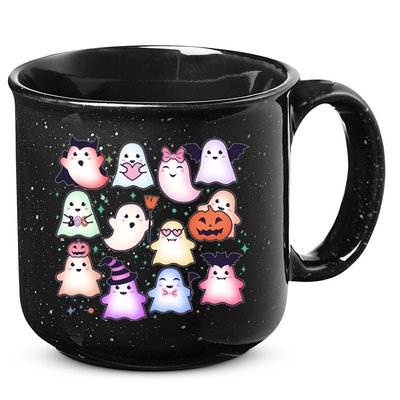 Cute Halloween Ghosts 15oz Campfire Ceramic Mug