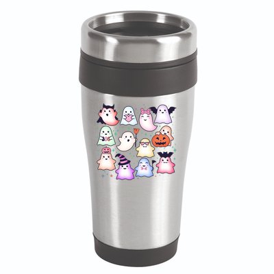 Cute Halloween Ghosts 16oz Travel Tumbler