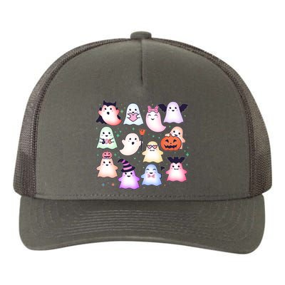 Cute Halloween Ghosts Yupoong Adult 5-Panel Trucker Hat