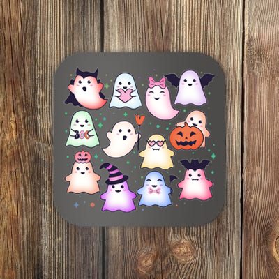 Cute Halloween Ghosts Coaster