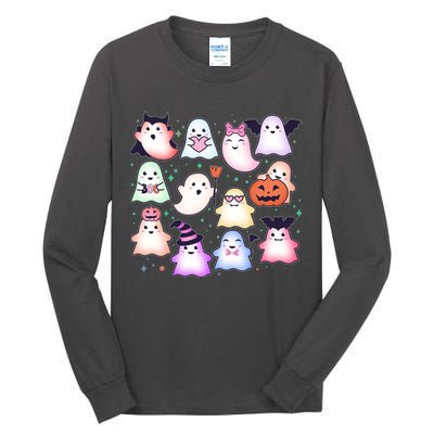 Cute Halloween Ghosts Tall Long Sleeve T-Shirt