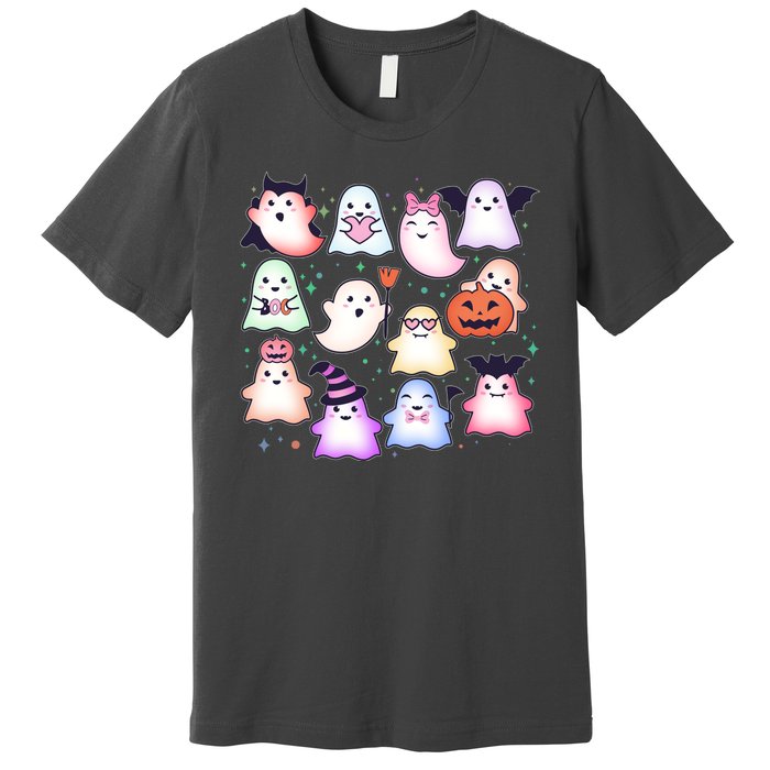 Cute Halloween Ghosts Premium T-Shirt