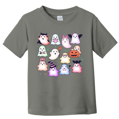 Cute Halloween Ghosts Toddler T-Shirt