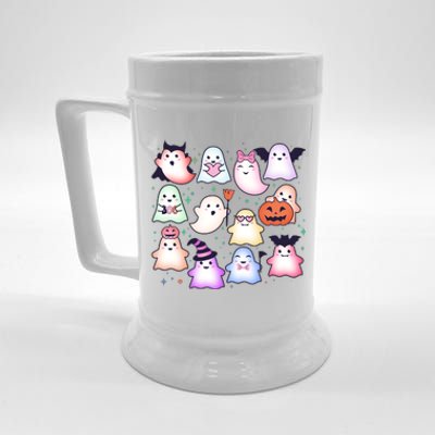 Cute Halloween Ghosts Beer Stein