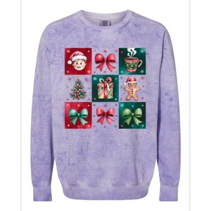 Christmas Holiday Gift Gingerbread Hot Cocoa Colorblast Crewneck Sweatshirt