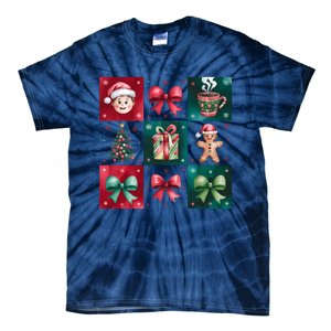 Christmas Holiday Gift Gingerbread Hot Cocoa Tie-Dye T-Shirt