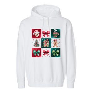 Christmas Holiday Gift Gingerbread Hot Cocoa Garment-Dyed Fleece Hoodie