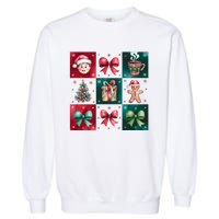 Christmas Holiday Gift Gingerbread Hot Cocoa Garment-Dyed Sweatshirt