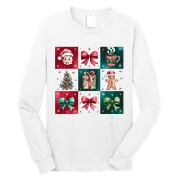 Christmas Holiday Gift Gingerbread Hot Cocoa Long Sleeve Shirt