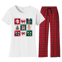 Christmas Holiday Gift Gingerbread Hot Cocoa Women's Flannel Pajama Set