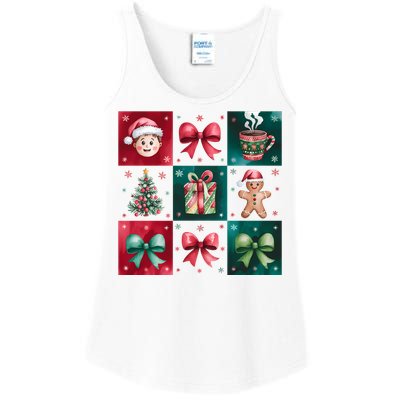 Christmas Holiday Gift Gingerbread Hot Cocoa Ladies Essential Tank