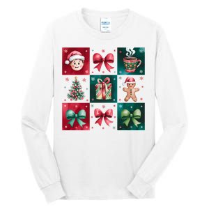 Christmas Holiday Gift Gingerbread Hot Cocoa Tall Long Sleeve T-Shirt