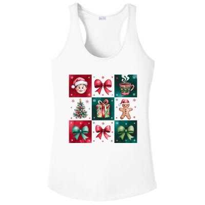 Christmas Holiday Gift Gingerbread Hot Cocoa Ladies PosiCharge Competitor Racerback Tank