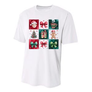 Christmas Holiday Gift Gingerbread Hot Cocoa Performance Sprint T-Shirt