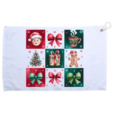 Christmas Holiday Gift Gingerbread Hot Cocoa Grommeted Golf Towel