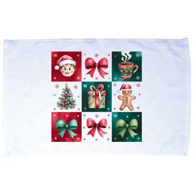 Christmas Holiday Gift Gingerbread Hot Cocoa Microfiber Hand Towel