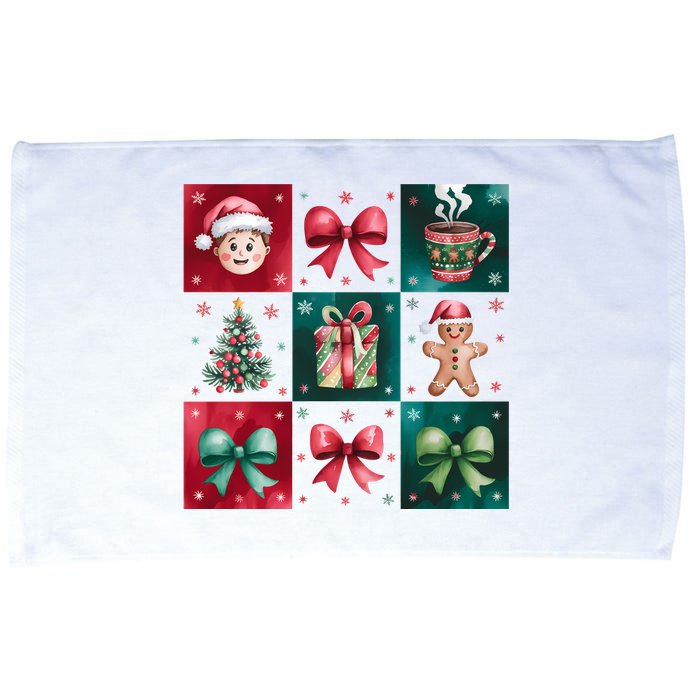 Christmas Holiday Gift Gingerbread Hot Cocoa Microfiber Hand Towel