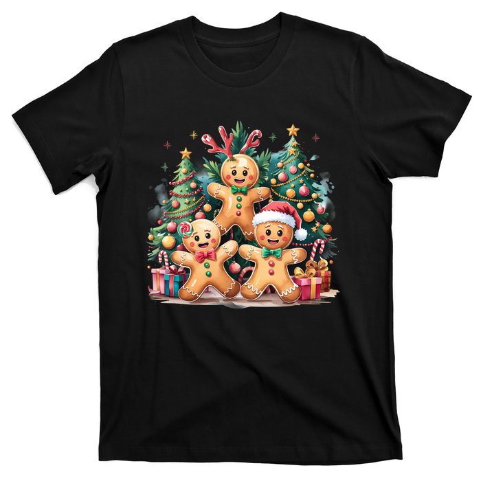 Christmas Holiday Gingerbread Xmas Christmas Tree T-Shirt