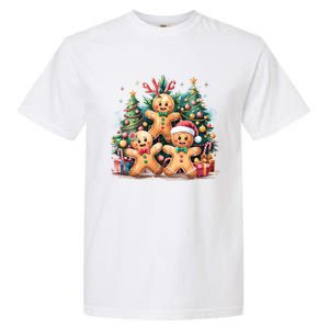 Christmas Holiday Gingerbread Xmas Christmas Tree Garment-Dyed Heavyweight T-Shirt