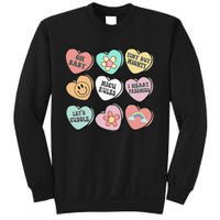 Conversation Hearts Groovy Valentines Day NICU Nurse Squad Sweatshirt