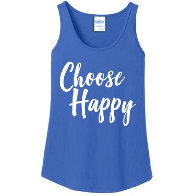 Choose Happy Gift Ladies Essential Tank