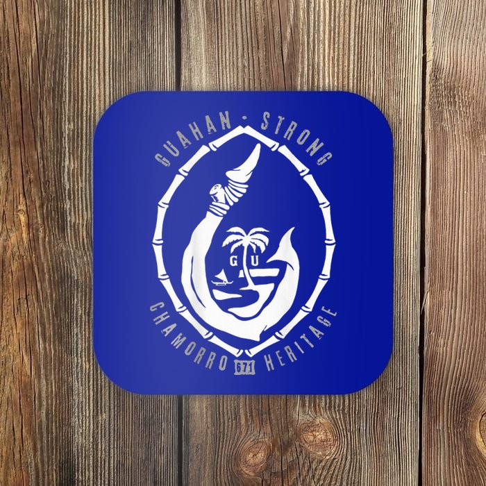 Chomorro Hook Gu Seal 671 Guam Coaster