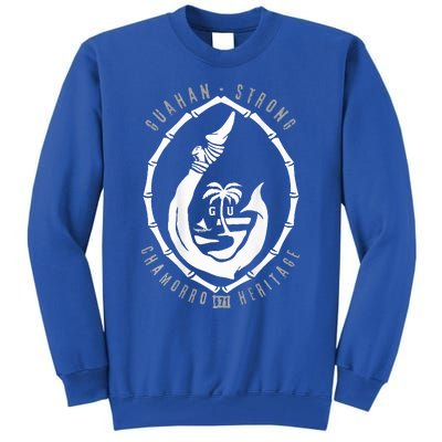 Chomorro Hook Gu Seal 671 Guam Tall Sweatshirt