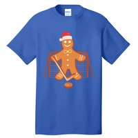 Christmas Hockey Goalie Gingerbread Goalkeeper Xmas Gift Tall T-Shirt