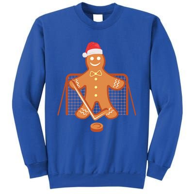 Christmas Hockey Goalie Gingerbread Goalkeeper Xmas Gift Tall Sweatshirt