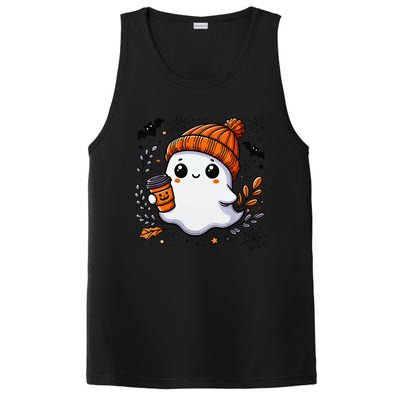 Cute Halloween Ghost Coffee PosiCharge Competitor Tank