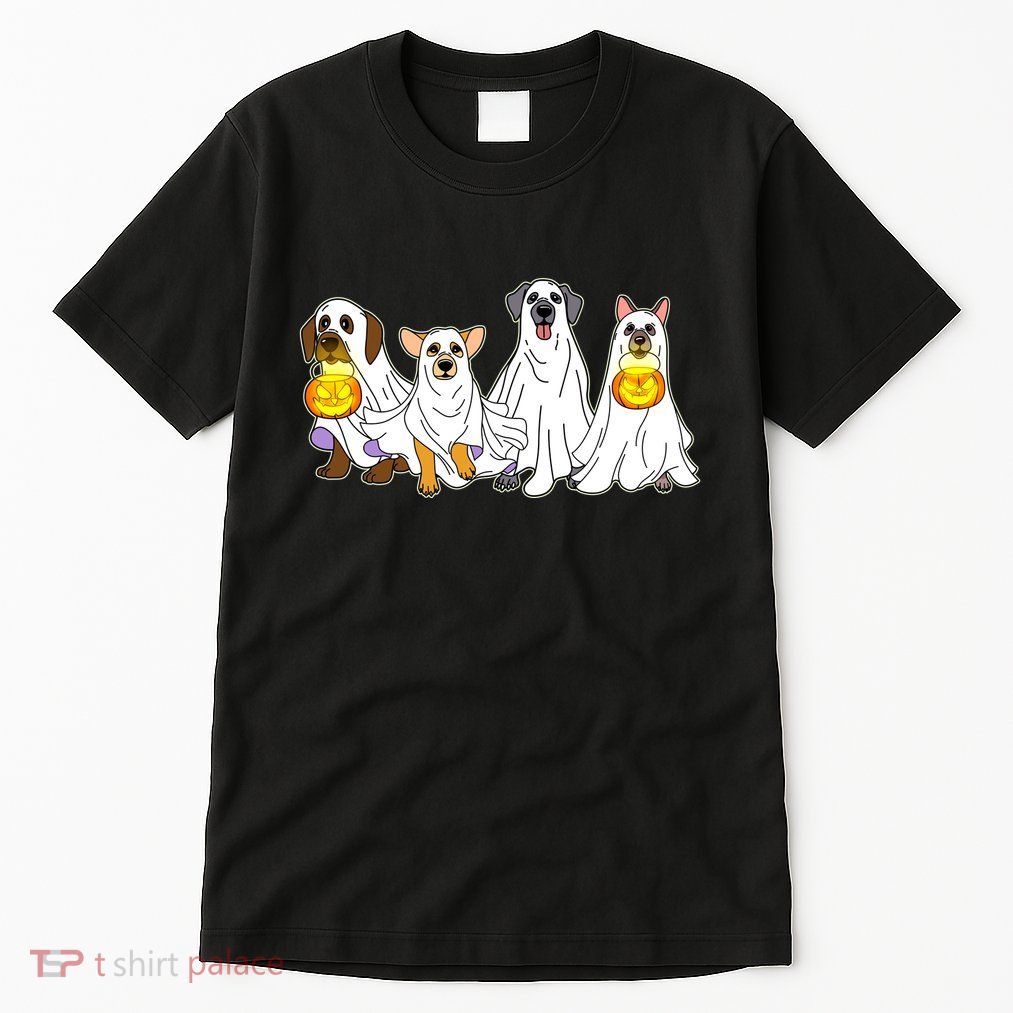 Cute Halloween Ghost Dogs Pups Tall T-Shirt