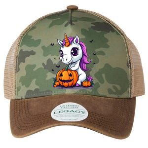 Cute Halloween Girls Witchy Unicorn Halloween Legacy Tie Dye Trucker Hat