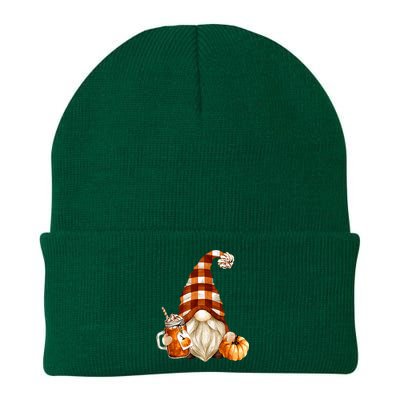 Cute Holiday Gnome For Thanksgiving With Fall Pumpkin Spice Knit Cap Winter Beanie