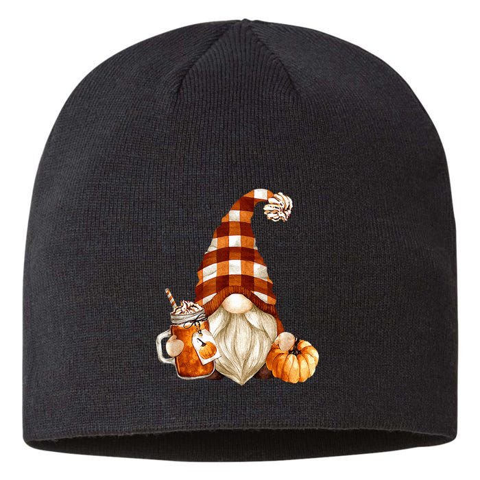 Cute Holiday Gnome For Thanksgiving With Fall Pumpkin Spice Sustainable Beanie