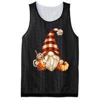 Cute Holiday Gnome For Thanksgiving With Fall Pumpkin Spice Mesh Reversible Basketball Jersey Tank