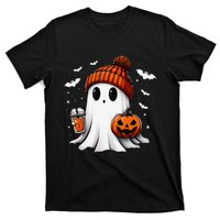 Cute Halloween Ghost Drink Pumpkin T-Shirt