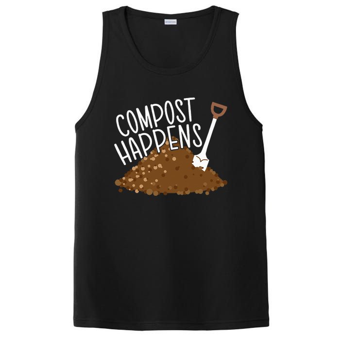 Compost Happens Gardening Plant Lover Succulent Cactus Lady PosiCharge Competitor Tank