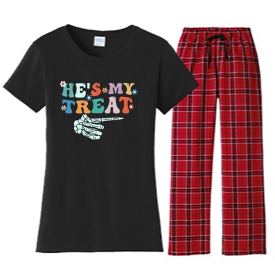 CoupleS Halloween Graphic Women's Flannel Pajama Set